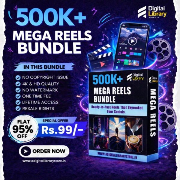 🔥 500K+ Viral Reels Bundle – Only ₹99 Today! (Price Increasing Soon)